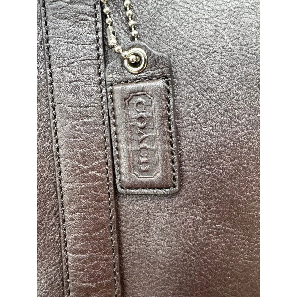 Coach F71016 Lexington Men's Business Collection Leather Double Zip Briefcase